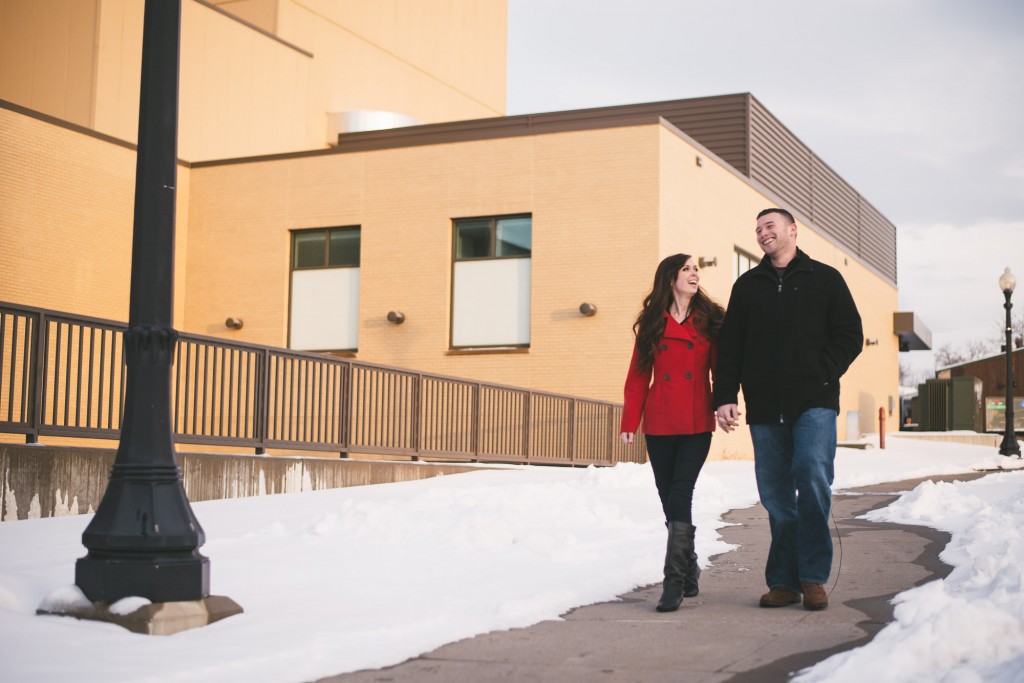 Maria and Dan's engagement in Utica with Tom Studios 