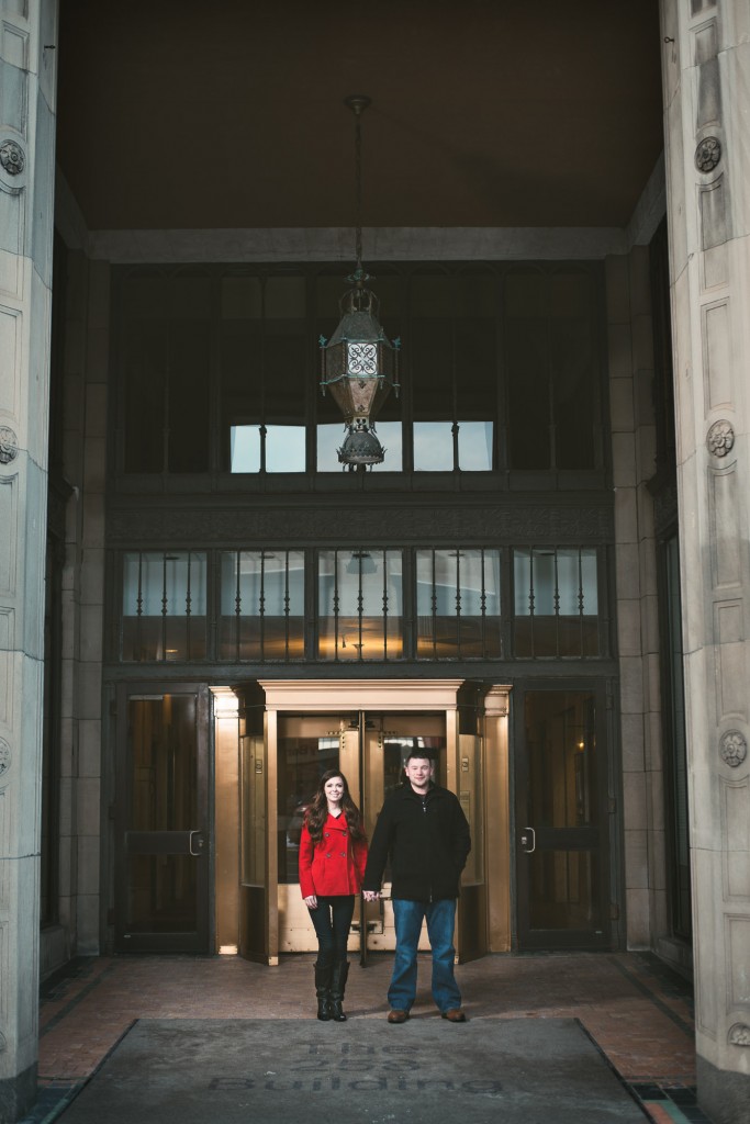 Maria and Dan's engagement in Utica with Tom Studios 