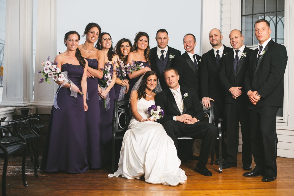 Bride party portrait with Tom Studios Wedding Photography 