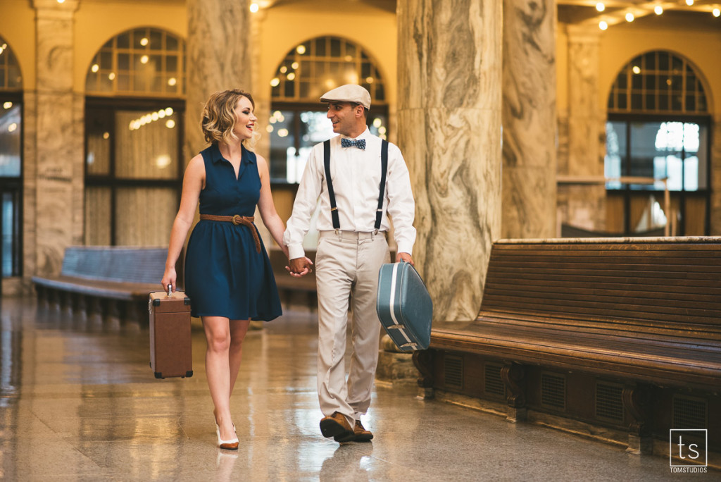 Rebecca and Jeremy's Engagement session with Tom Studios