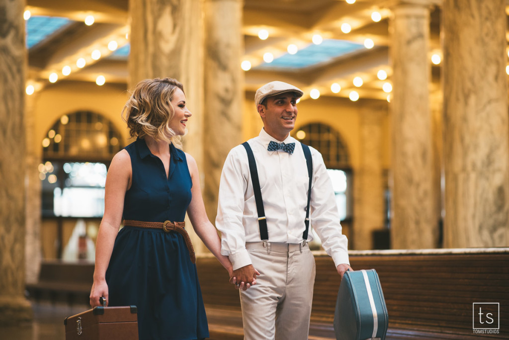 Rebecca and Jeremy's Engagement session with Tom Studios