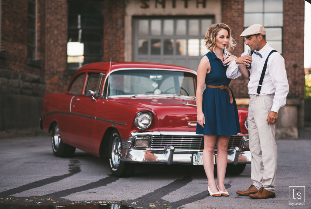 Rebecca and Jeremy's Engagement session with Tom Studios