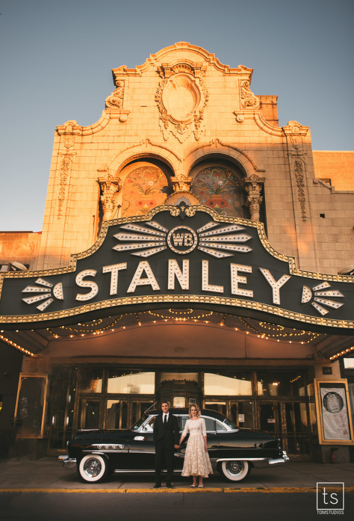 Rebecca and Jeremy's Engagement session with Tom Studios at the Stanley
