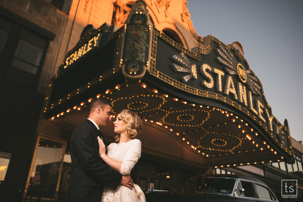 Rebecca and Jeremy's Engagement session with Tom Studios at the Stanley