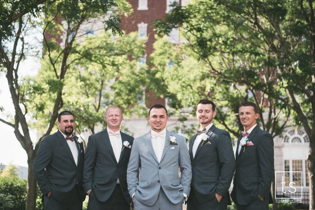 Samantha and Veldin's wedding at Hotel Utica