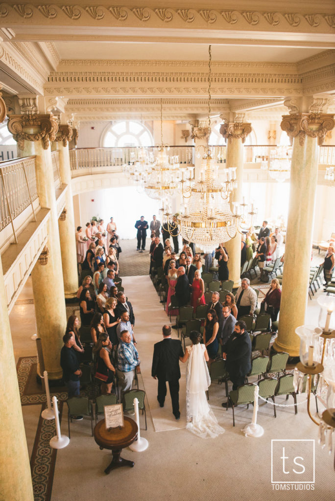 Samantha and Veldin's wedding at Hotel Utica