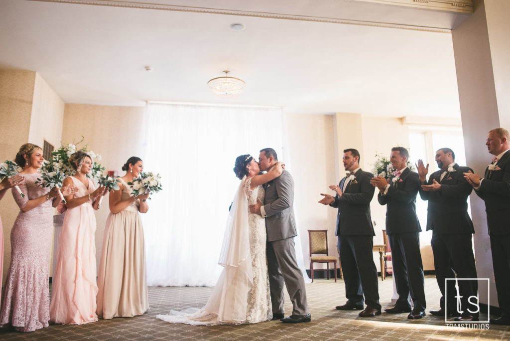 Samantha and Veldin's wedding at Hotel Utica