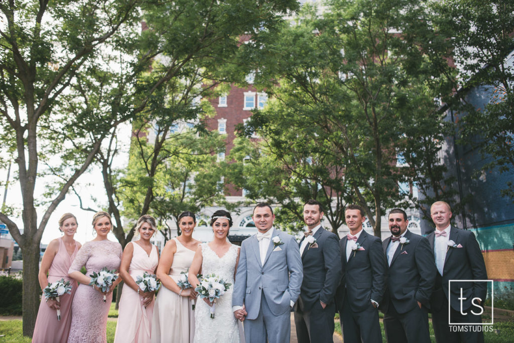 Samantha and Veldin's wedding at Hotel Utica
