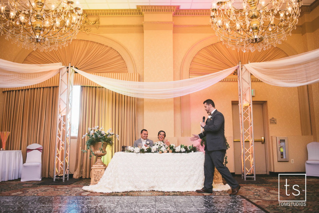 Samantha and Veldin's wedding at Hotel Utica