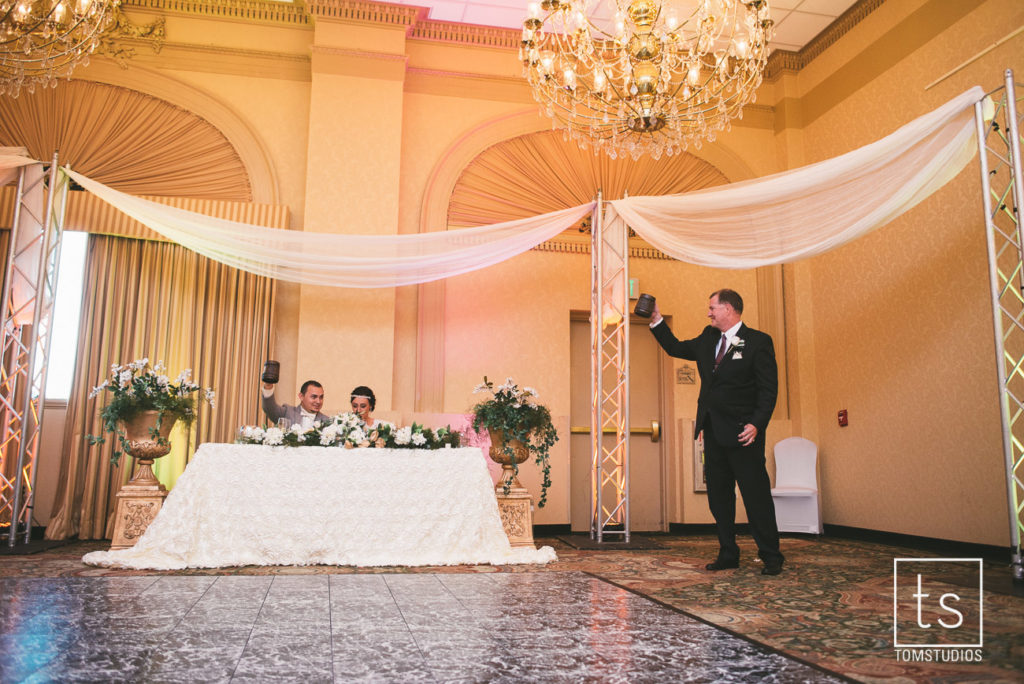 Samantha and Veldin's wedding at Hotel Utica