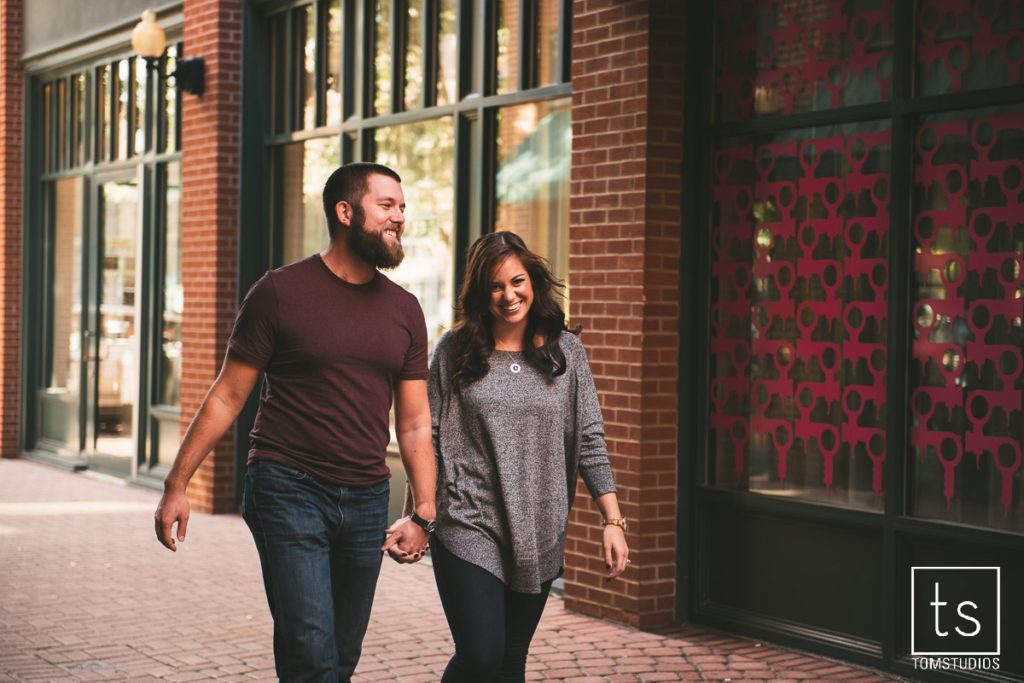 Samantha and Andrew's Engagement Session in Armory Square