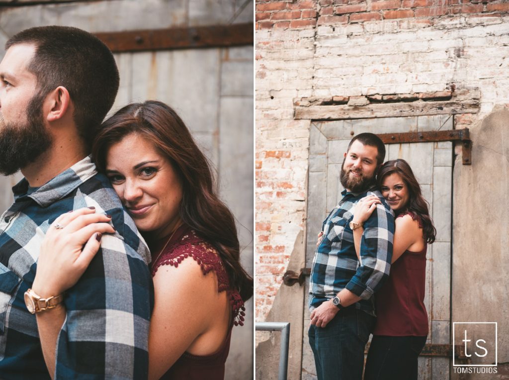 Samantha and Andrew's Engagement Session in Armory Square