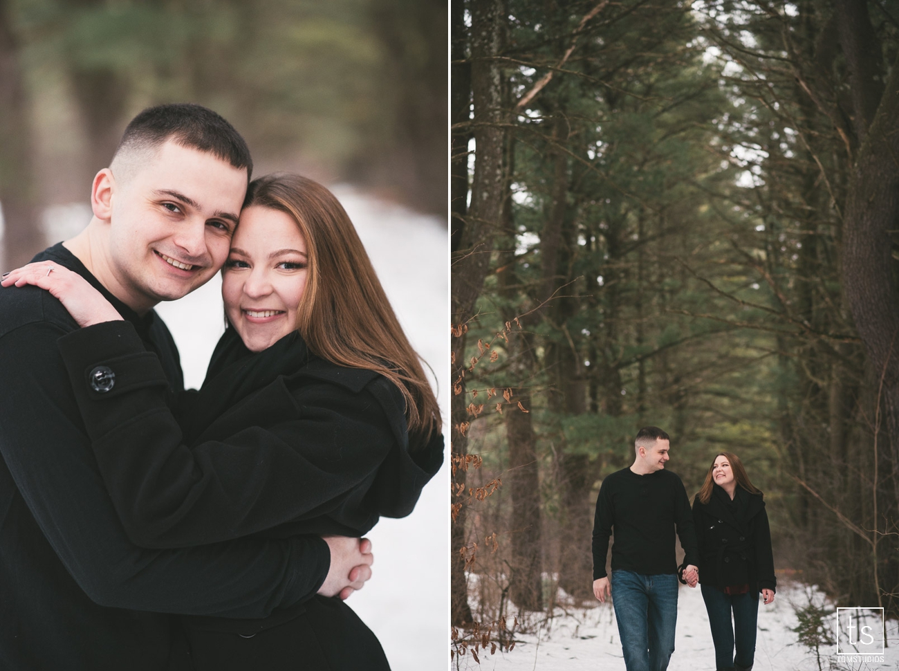 Kayla and Tom's Engagement Session in Saratoga Springs