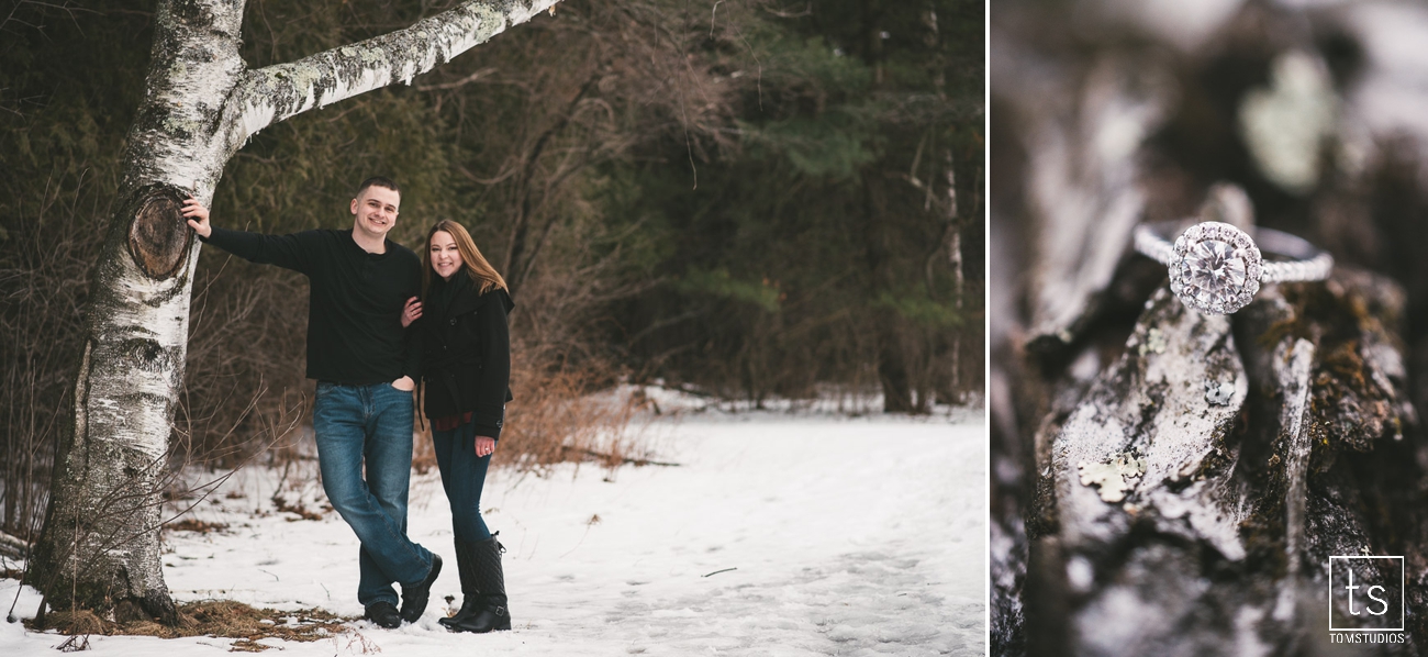 Kayla and Tom's Engagement Session in Saratoga Springs