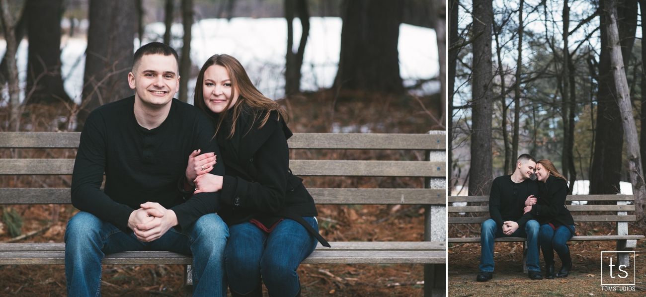 Kayla and Tom's Engagement Session in Saratoga Springs