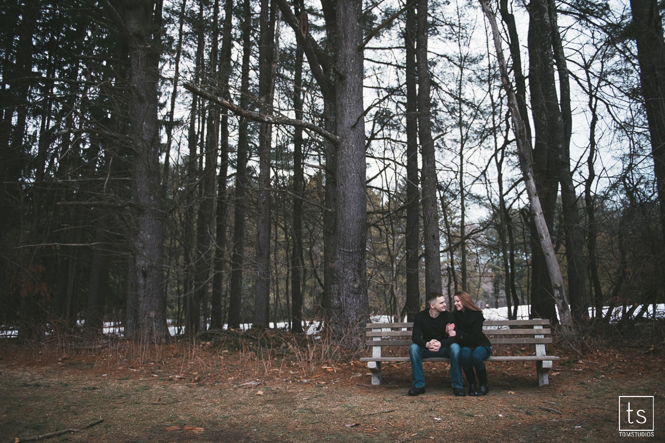 Kayla and Tom's Engagement Session in Saratoga Springs