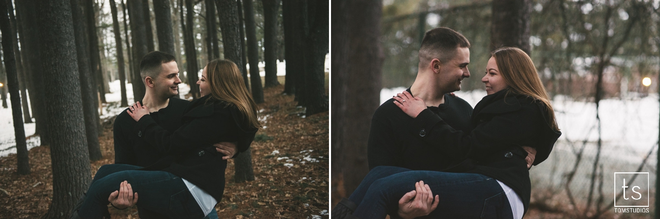 Kayla and Tom's Engagement Session in Saratoga Springs