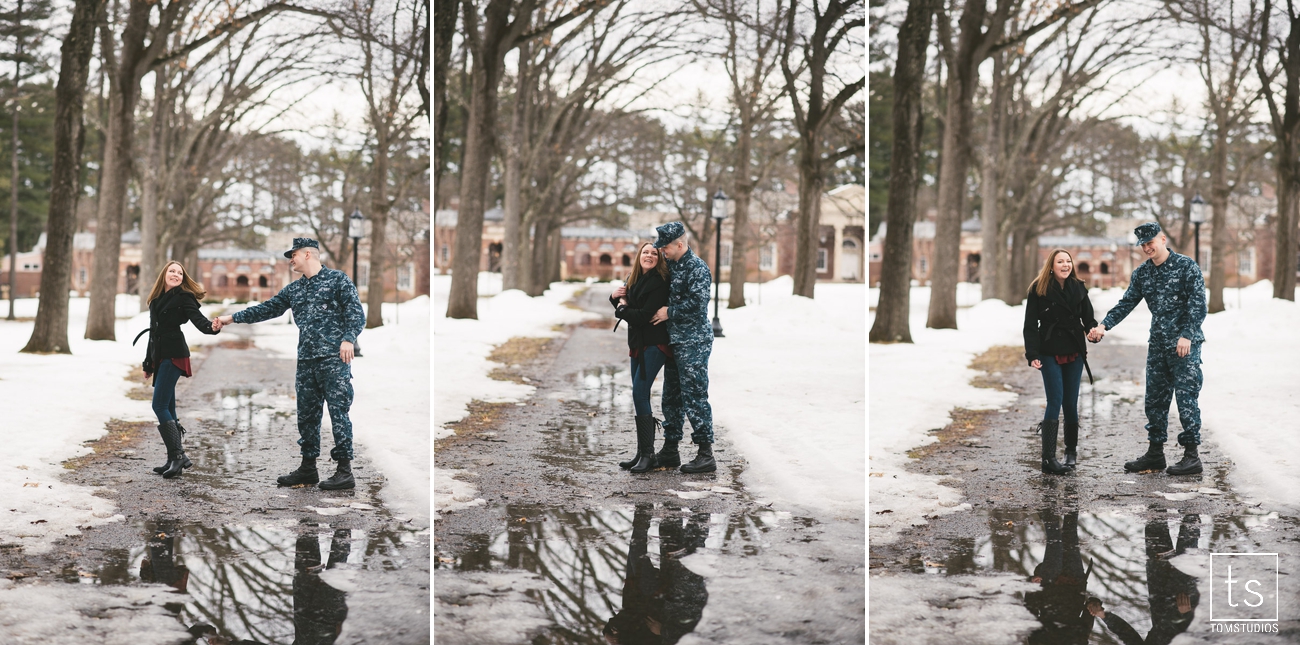 Kayla and Tom's Engagement Session in Saratoga Springs