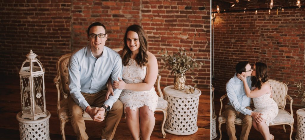 Engagement session at Triangle Lab