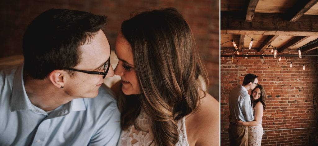 Engagement session at Triangle Lab