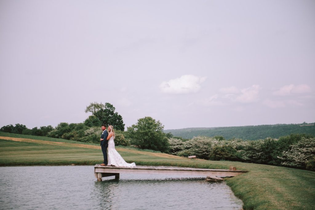 Best View Barn Wedding Pond