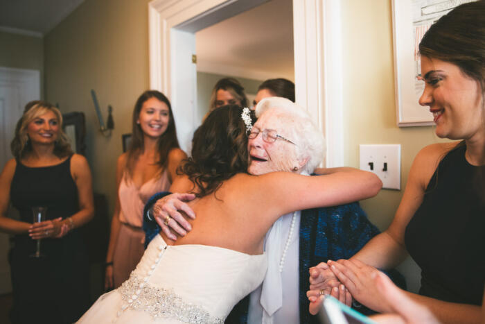 Grandma at Clinton NY Wedding