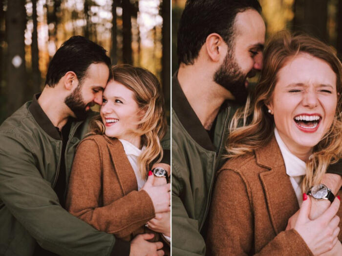 Upstate New York Engagement Photo