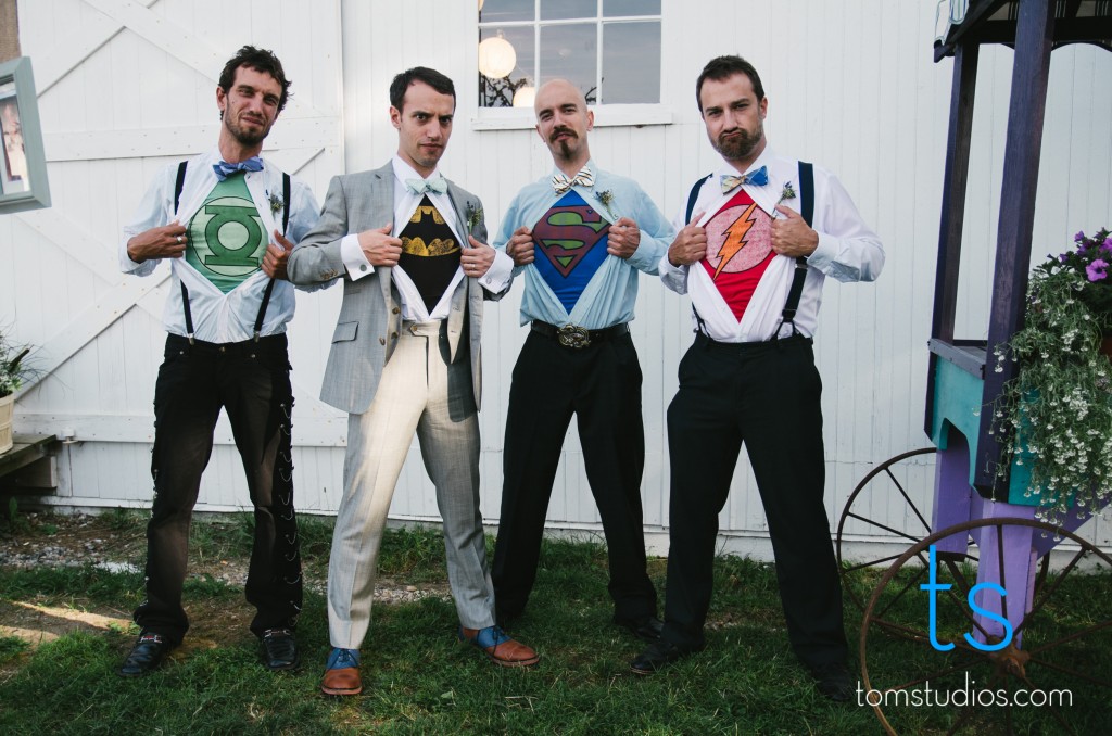 Secret Wedding Groomsmen Super Heros