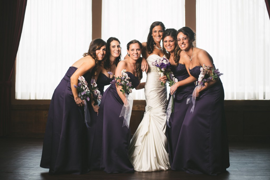 Bride and Bridesmaids  with Tom Studios Wedding Photography  