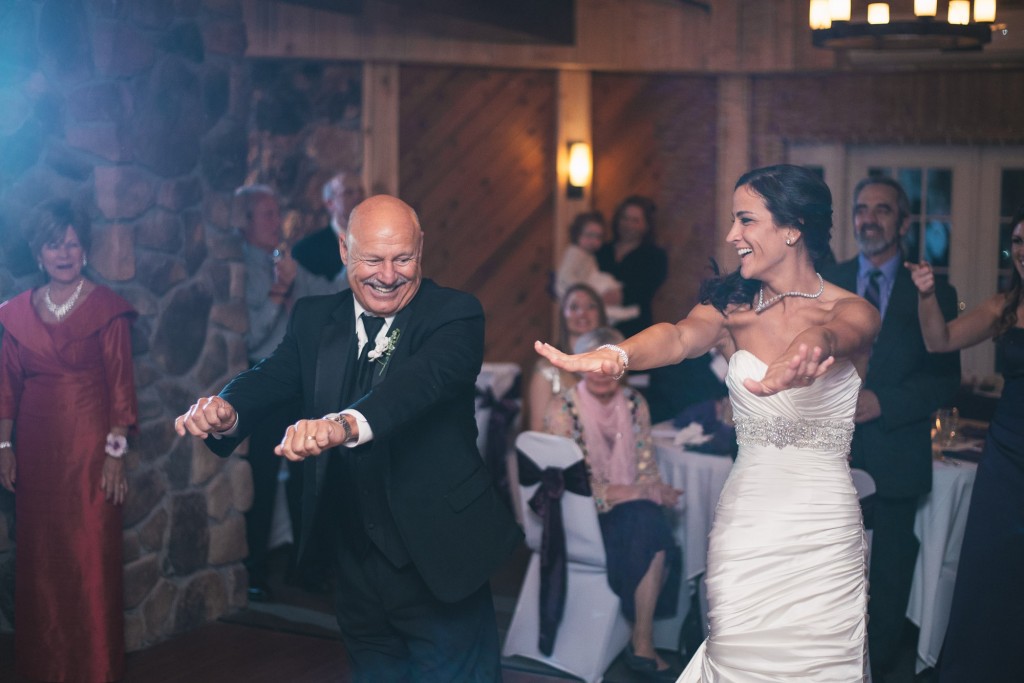 Father and Daughter dance at Dibbles Inn with Tom Studios Wedding Photography