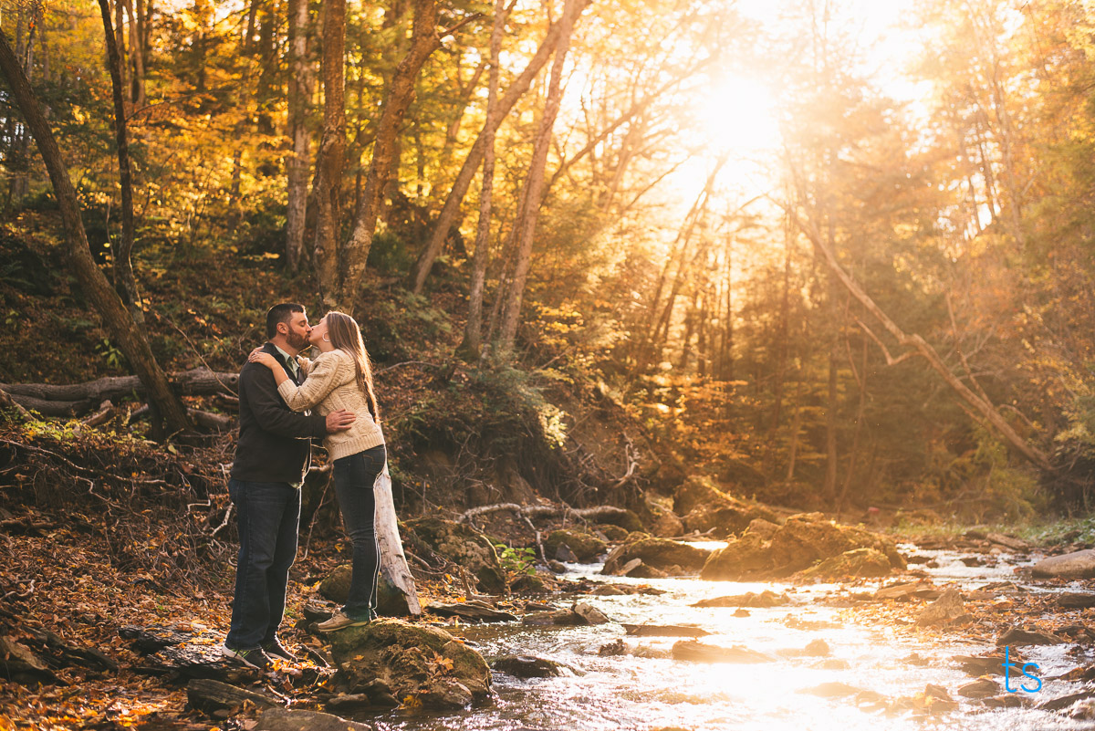 Alaina and Todd's Engagement Session with Tom Studios