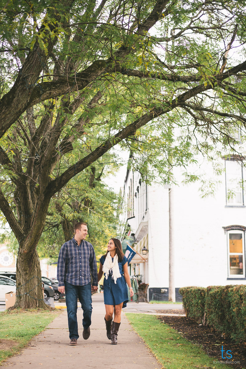 Cassie and Kevin's Engagement session in Clinton with Tom Studios