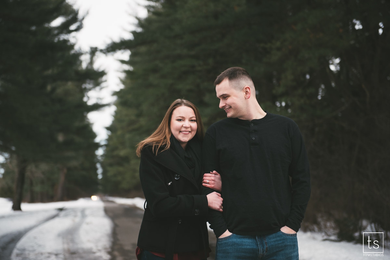 Kayla and Tom's Engagement Session in Saratoga Springs