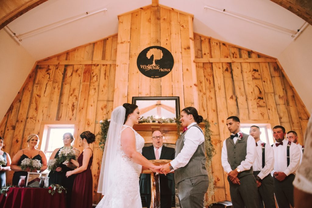 Wolf Oak Acres Indoor Wedding