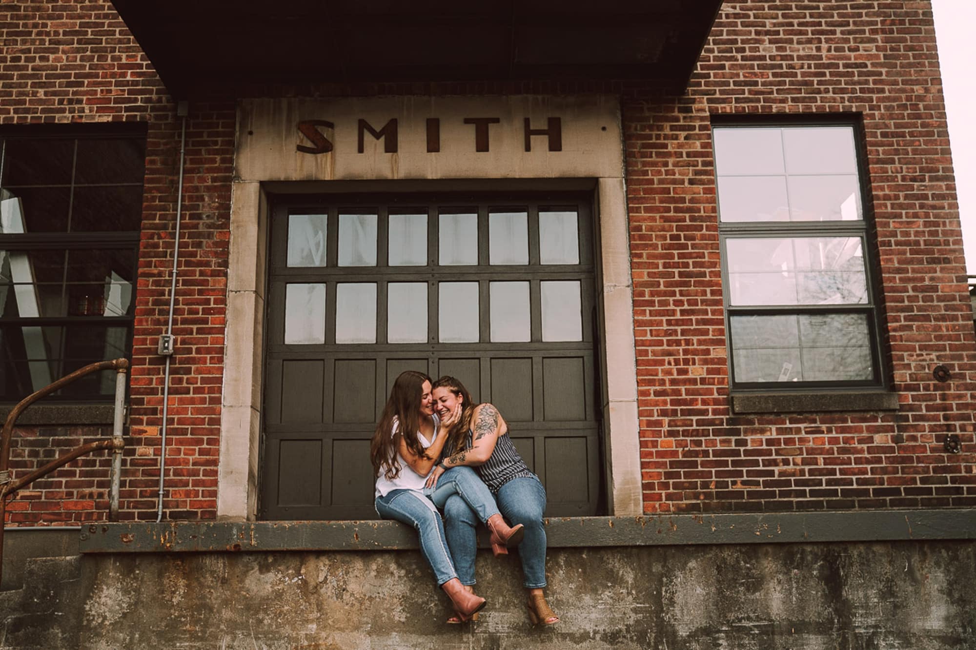 Riley + Jenna // Downtown Utica Engagement Session